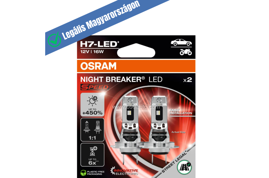 Osram Night Breaker H7 LED SPEED +450%